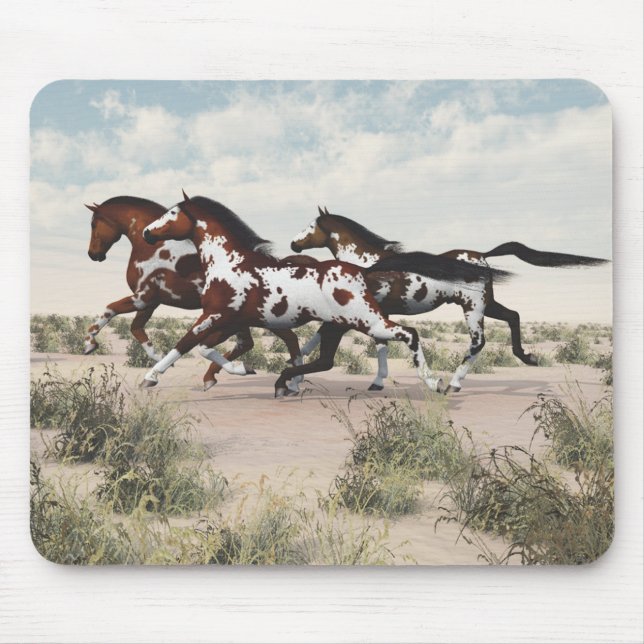 Galloping Horses Mouse pad (Frente)