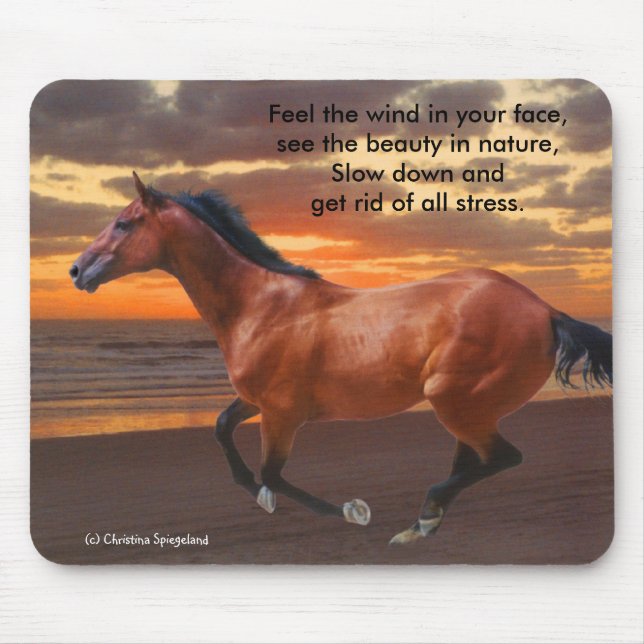 Galloping ThoroughgeneOcean Mousepad (Frente)