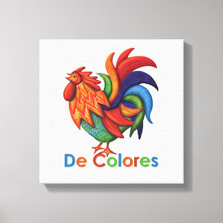 Galo De Colores, Impressão de 12" x 12", 1,5"