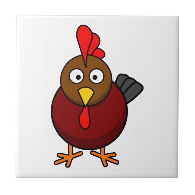 Galo de desenhos animados  (Frente)