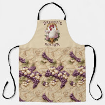 Galo e Uvas Pecuária Heráldica, em trigo,