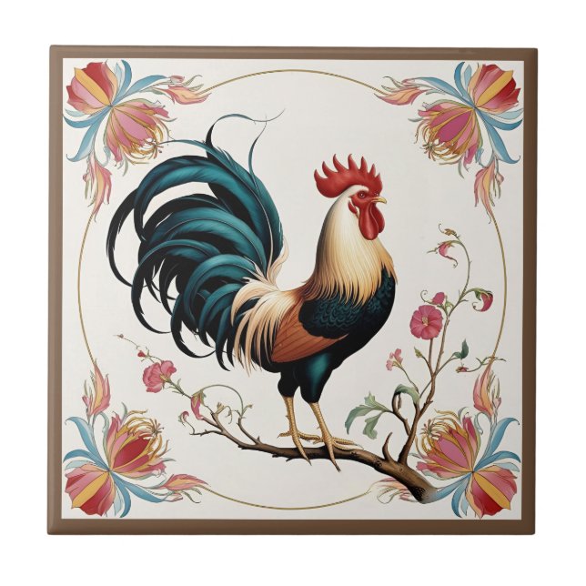 Galo em Flor (Frente)