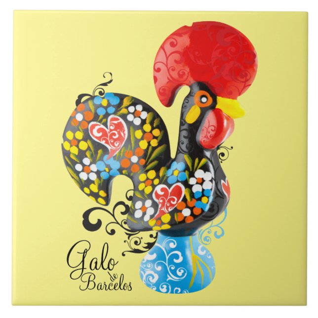 Galo famoso de Barcelos #06 - edição floral (Frente)