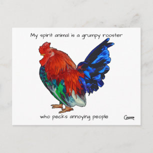 Galo Grumpy - Cartão postal