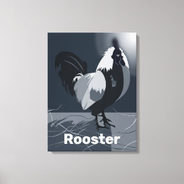 Galo Orgulhoso Decoração de Parede de Cozinha Azul