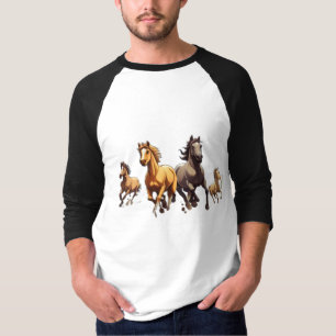 Galope em Harmonia: Camiseta T-Shirt Herd Whimsica