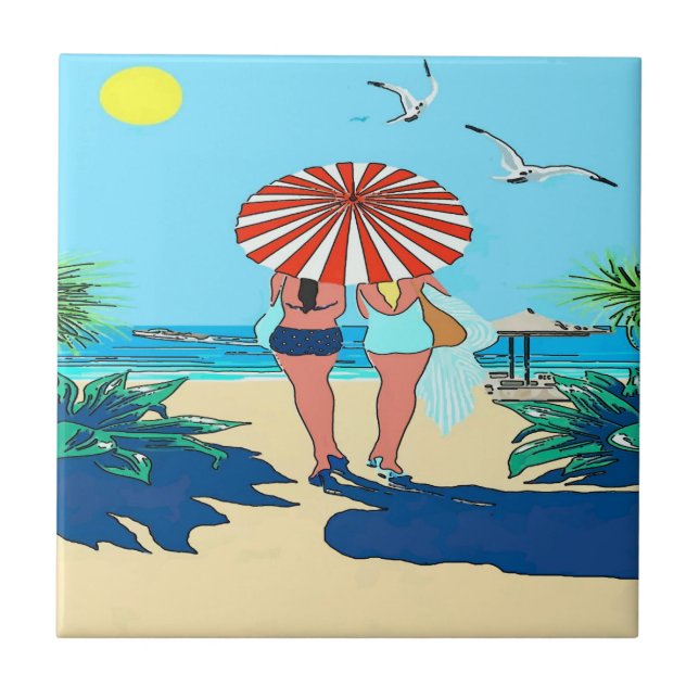 Gals on Beach (Frente)