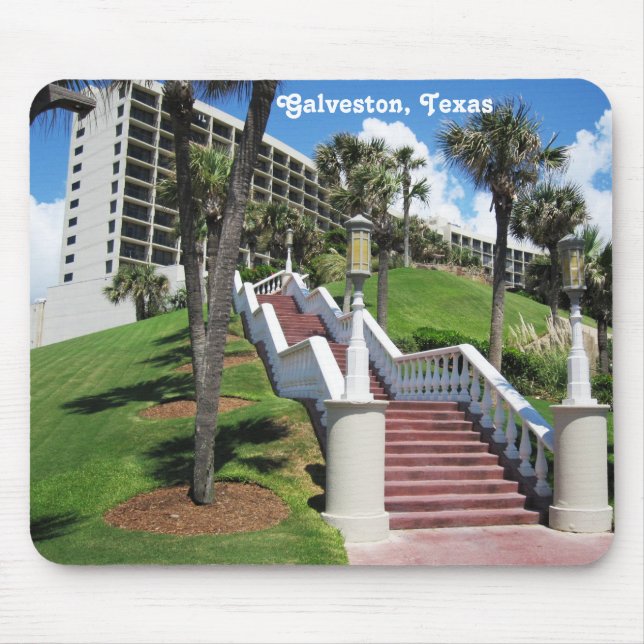 Galveston, Texas - Stairway-Heaven- Mousepad (Frente)