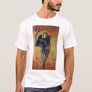 Gamayun: A Camisa de Arte Fantasia do Pássaro Prof