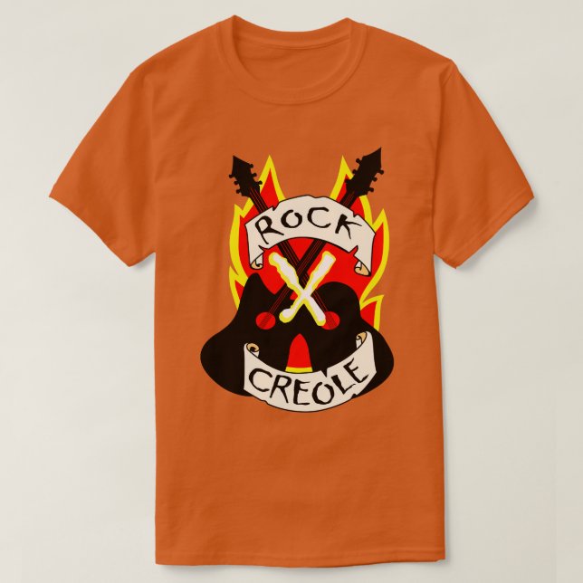 Gambit 97s Rock X Creole Crop Top Tee TSirt (Frente do Design)
