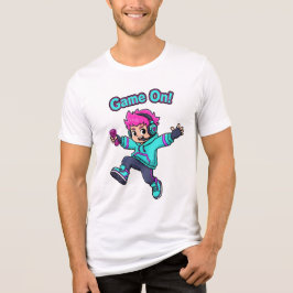 Game On! – Cute Cartoon Gamer Character T-Shirt