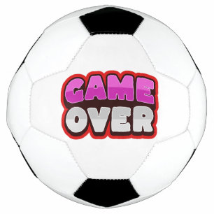 GAME OVER Bola de Futebol