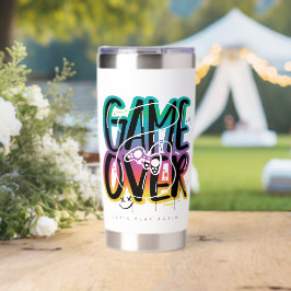 Game over graffiti joystick gamer
