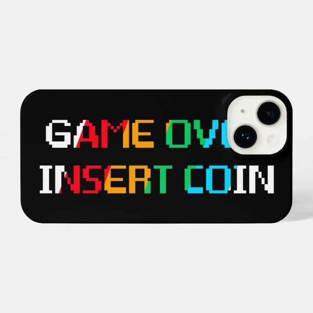 Game Over Insert Coin (Verso Horizontal)