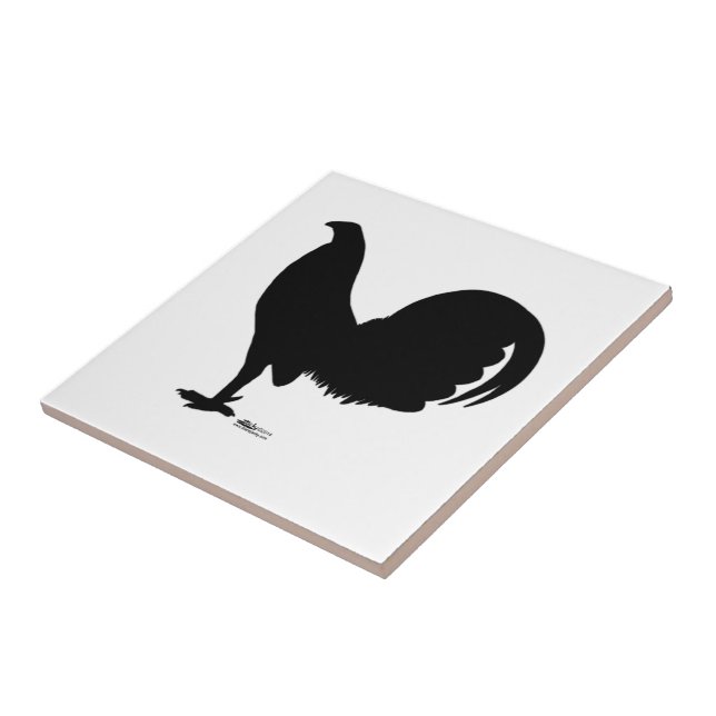 Gamecock Rooster Silhouette (Lateral)