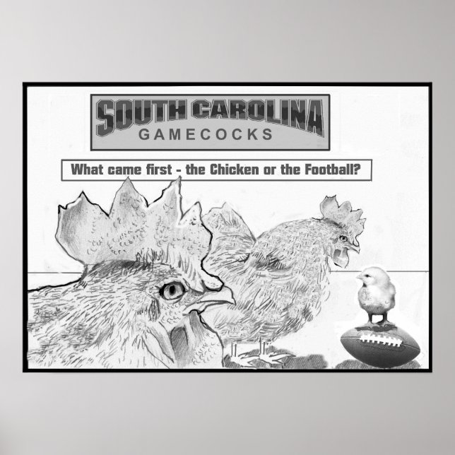 Gamecocks Art Poster (Frente)