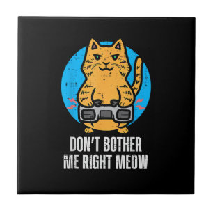 Gamer Cat Não Me Incomode Mever Homens Engraçados