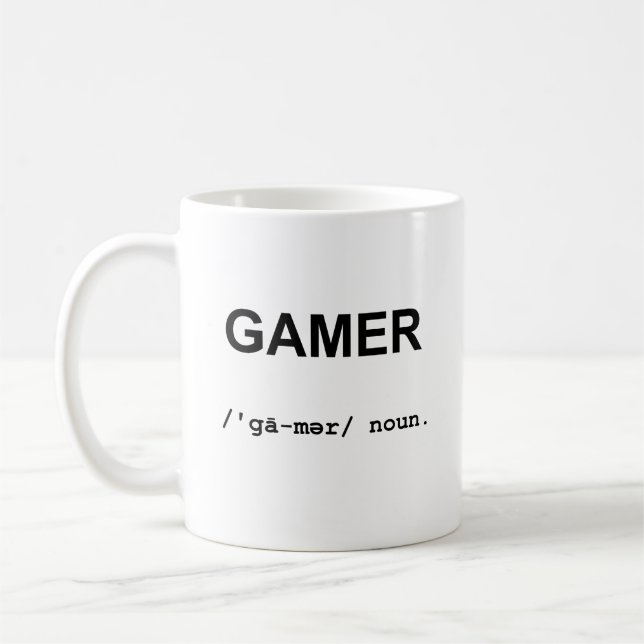 GAMER com a caneca dos símbolos fonéticos (Esquerda)