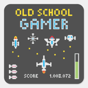 Gamer da velha escola - Stellarship - etiqueta