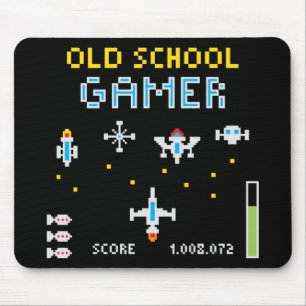 Gamer da velha escola - Stellarship - Mousepad