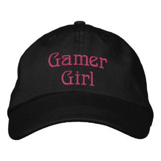 Gamer Girl Ajustável Boné Boriderado Hat
