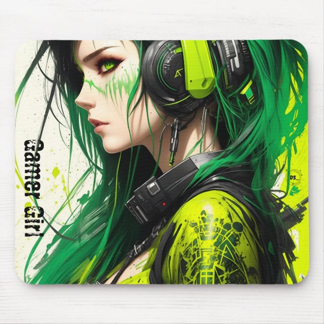 Gamer Girl Mousepad (Frente)