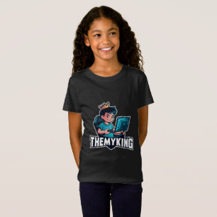 Gamer Kid King Graphic - Camiseta de Cartoon Repro