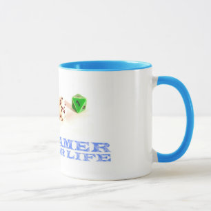 Gamer para a vida • 15 onças. Caneca