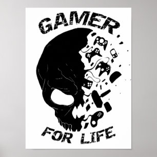Gamer para o poster da vida