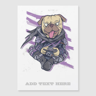 Gamer Pug Ninja Neon Veja adolescentes Presente gr