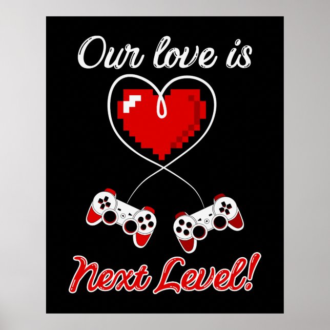 Gamer Valentine Poster (Frente)