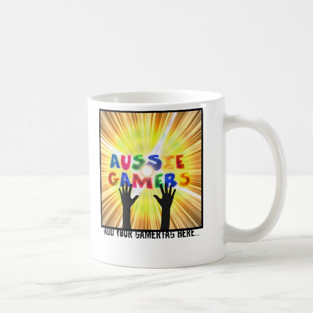 Gamers australianos que bebem a caneca (Direita)