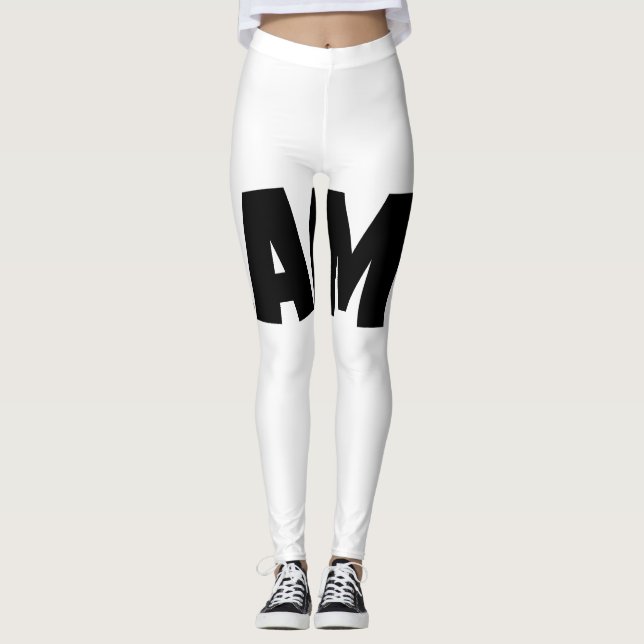 GAMY® Black Logo Leggings (Frente)