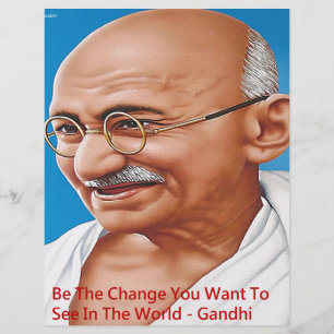 Gandhi & Seja a Mudança Citação
