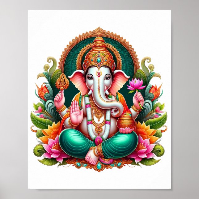 Ganesh ji poster (Frente)