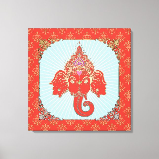 GANESHA - Deus indiano - Canvas (Frente)