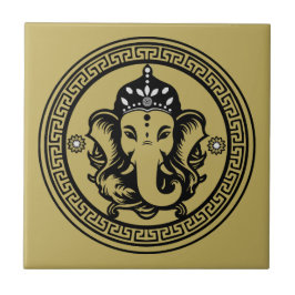 Ganesha Themed Hindu Art Print
