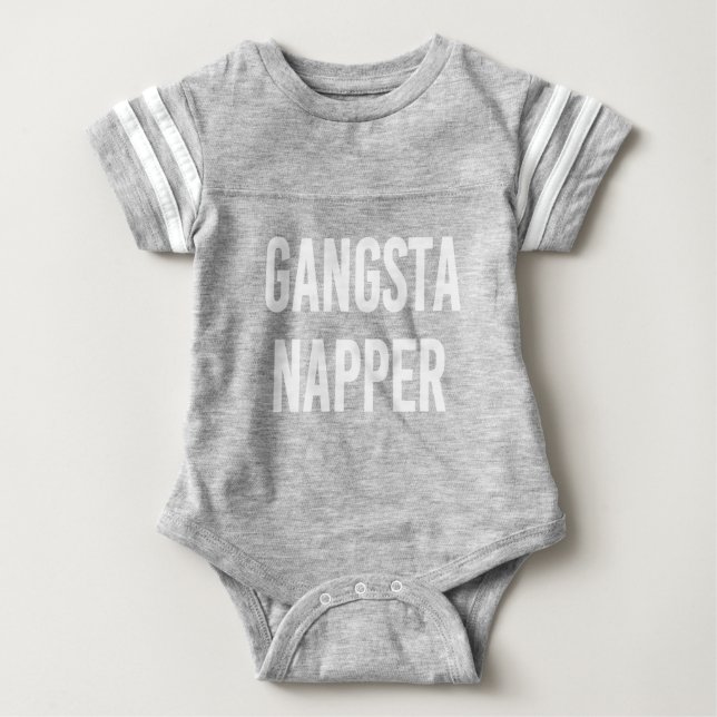 Gangsta Napper, camisa cansada para dormir (Frente)