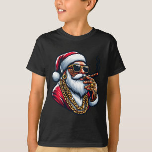 Gangsta Wrapper Divertido Camisa de Natal Gangster