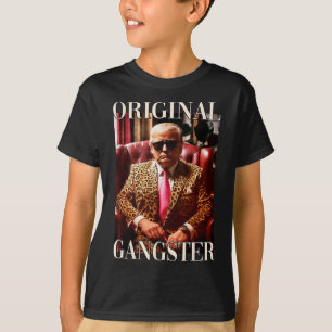 Gangster Original Camisa Engraçada Maga Donald Tru
