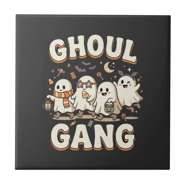 Gangue de Gólens do Halloween (Frente)