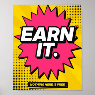 Ganhe Isso Poster de Motivação para Academia em Es