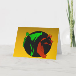 ganhei cartão de aniversário de jogos de capoeira 