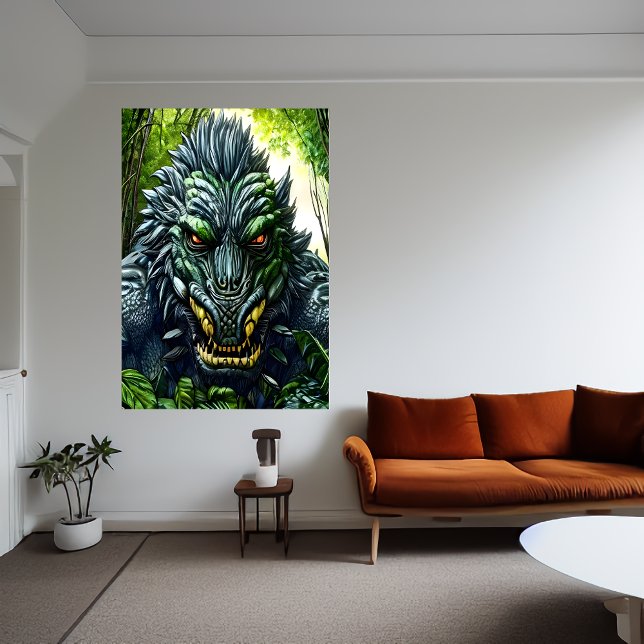 Ganho de fantasia na floresta | AI Art Poster (Criador carregado)