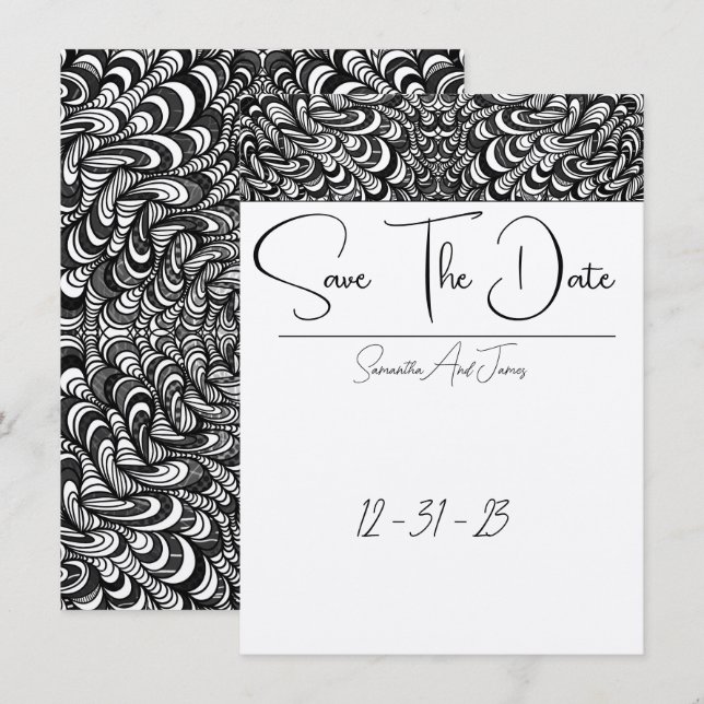 Ganhos Gráficos: Salve A Data (Frente/Verso)