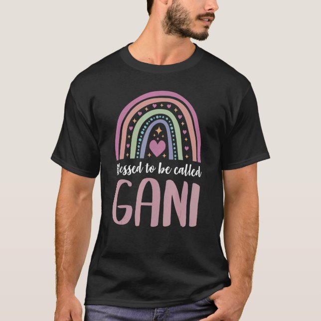 Gani Camiseta para vovó Mulheres Dia de as mães Bl (Frente)