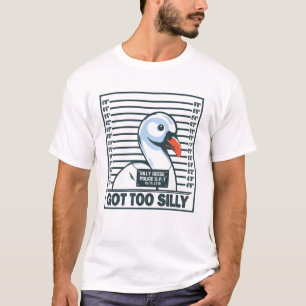 Ganso engraçado ficou Bobo na camisa