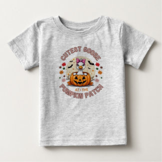 Ganso mais grosso na camisa do abóbora - Adorável