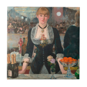 Garçom Mal-Humorado de Paris Manet Um Bar no Folie