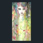 Garden Faerie Mulher Abstrato Pop Poster<br><div class="desc">"Garden Faerie" © Molly Harrison 2012 www.mollyharrisonart.com Da minha cor d'água original e pintura acrílica.</div>